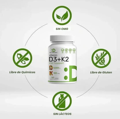 Suplemento de vitamina D3K2 OFERTA 2X1✅ 👩🏻‍⚕️